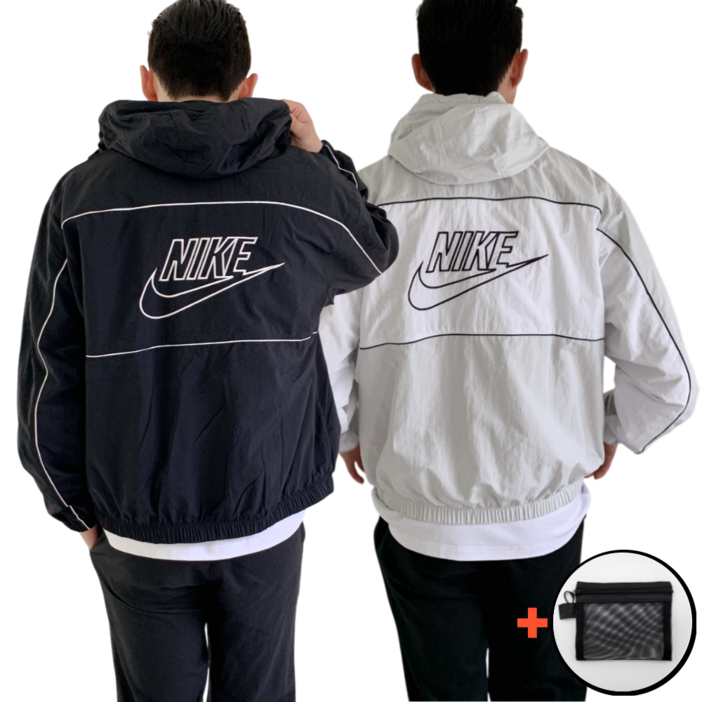 국내매장판 나이키 바람막이 클럽 후드 자켓 NCHJ 윈드러너  파우치 증정