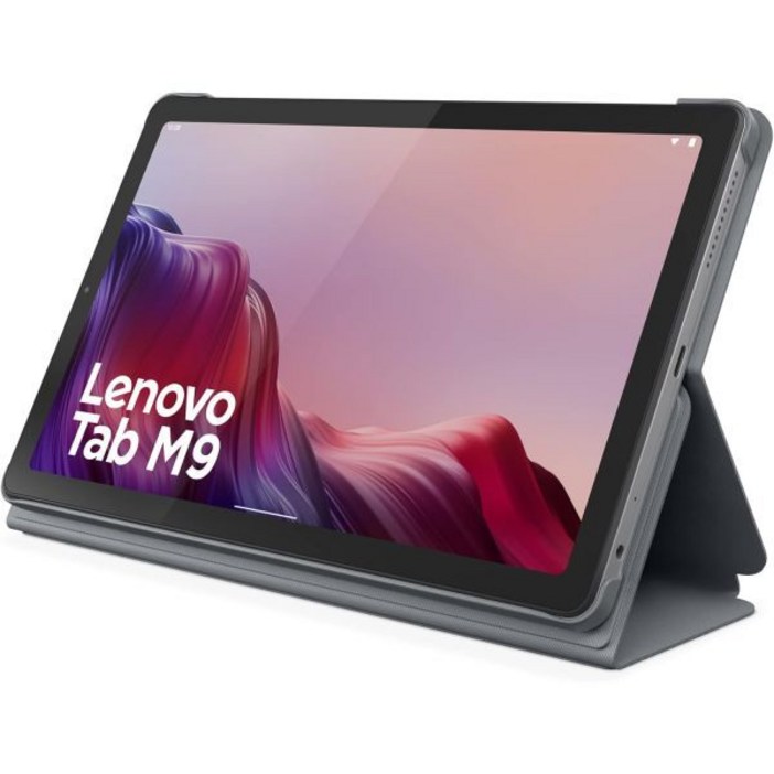Lenovo Tab M9-2023 - 태블릿 긴 배터리 수명 9인치 HD 전면 2MP 및 후면 8MP 카메라 3GB 메모리 32GB 저장 공간 Android 12 이상 폴리오