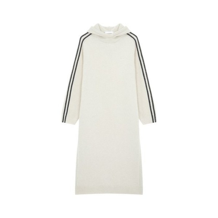 VOV V LOUNGE 후드 래글런 니트 원피스 7113450615104