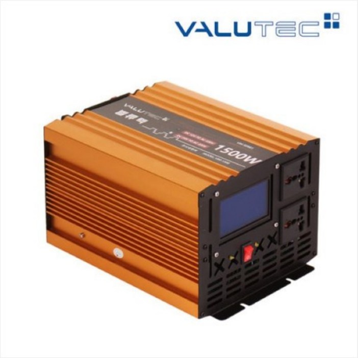 벨류텍 유사정현파 인버터 디지털 VIM 1500W 차량용 12V 24V 레저 캠핑용, 1개