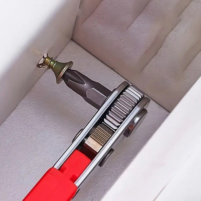 좁은공간에 적합한 만능 라쳇렌치 드라이버