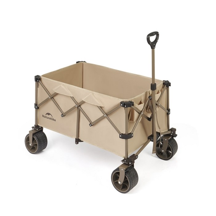 네이처하이크 JL 루빅스 큐브 웨건 L 접이식 캐리어 카트 수레, 카키베이지