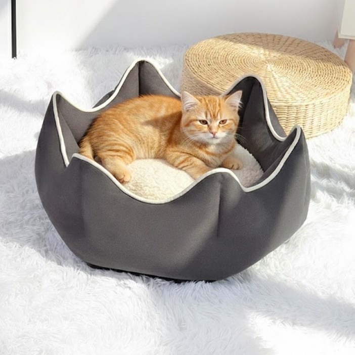 윈클로파우 댕냥이 포근한 강아지 쿠션침대