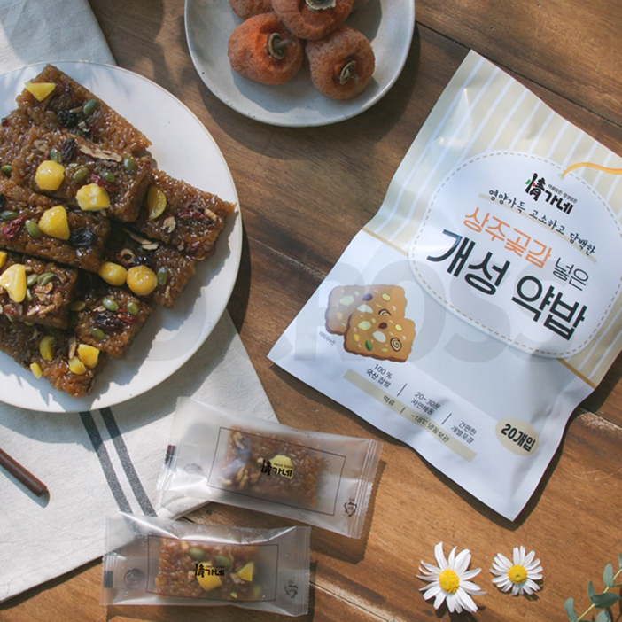 인포벨애드크로스 홈쇼핑 개별포장 상주곶감 넣은 개성 약밥 전통 견과류 건강 약식 부모님 어르신 영양간식