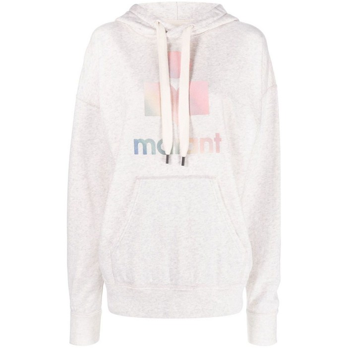 마랑에뚜왈 이자벨 마랑 에뚜왈 만셀 로고 프린트 후디