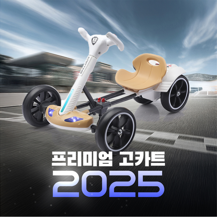 2025년 접이식 고카트 경량 전동 원격조종 자동차 레이싱카