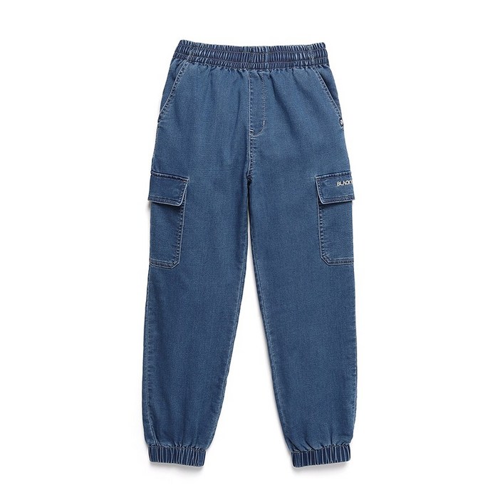 블랙야크키즈 덕천점 양사이드에 아웃포켓디테일적용티톤데님조거팬츠1BKPNF4905