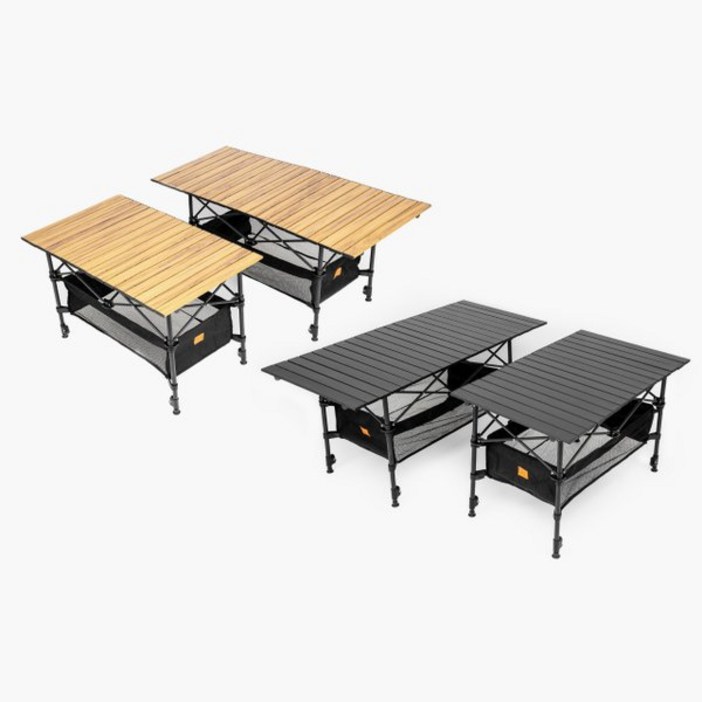 문캠핑 접이식 롤업 프리미엄 경량 테이블 파우치포함 2색상