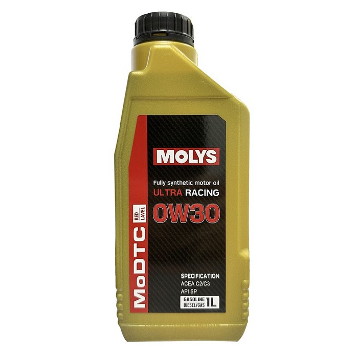 몰리스 MOLYS ULTRA RACING 0W30 가솔린 디젤DPF 합성엔진오일, 1개, 0w30
