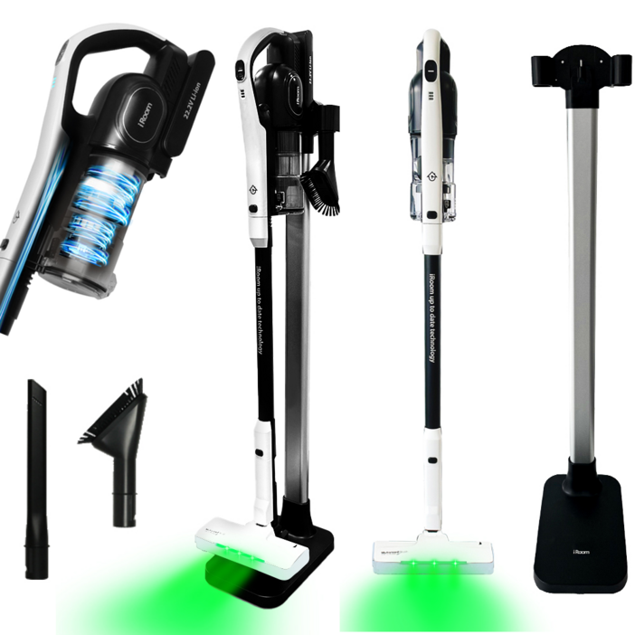 최신형 차이슨 무선 스틱 진공청소기 에코 PRO 거치대 패키지 BLDC