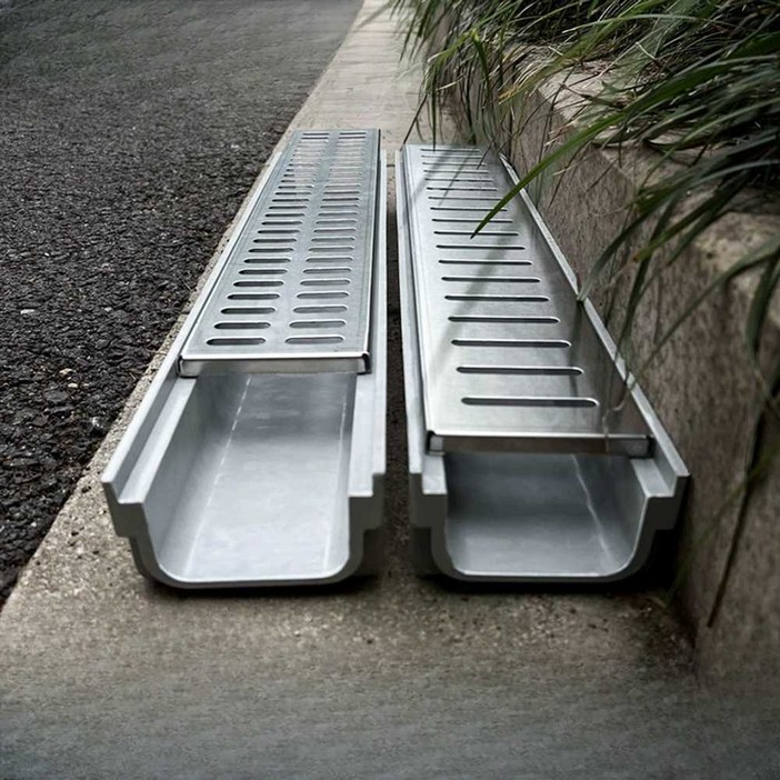 트렌치 커버 배수구 U자형 부엌 식당 하수구 물받이