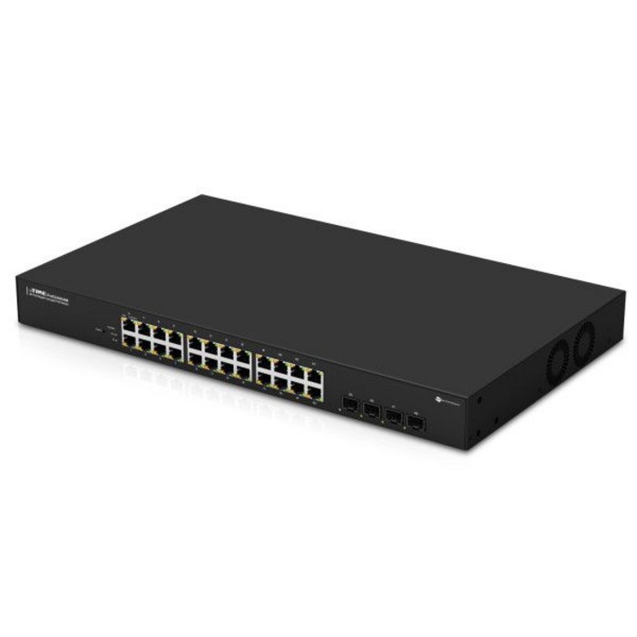 EFM네트웍스 ipTIME PoE24004M 24포트 기가비트 스위칭허브, 1개