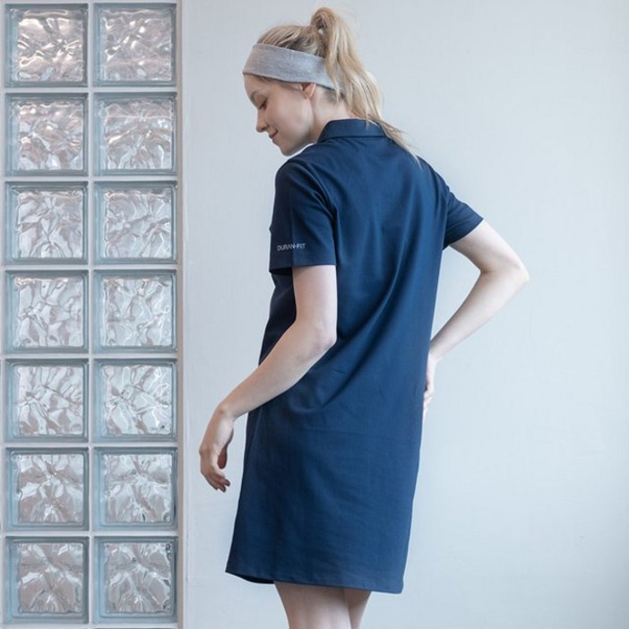 뒤란 DURAN 50OFF 반값세일. 뒤란 PK 버튼 카라 원피스DTF3S5096마지막세일