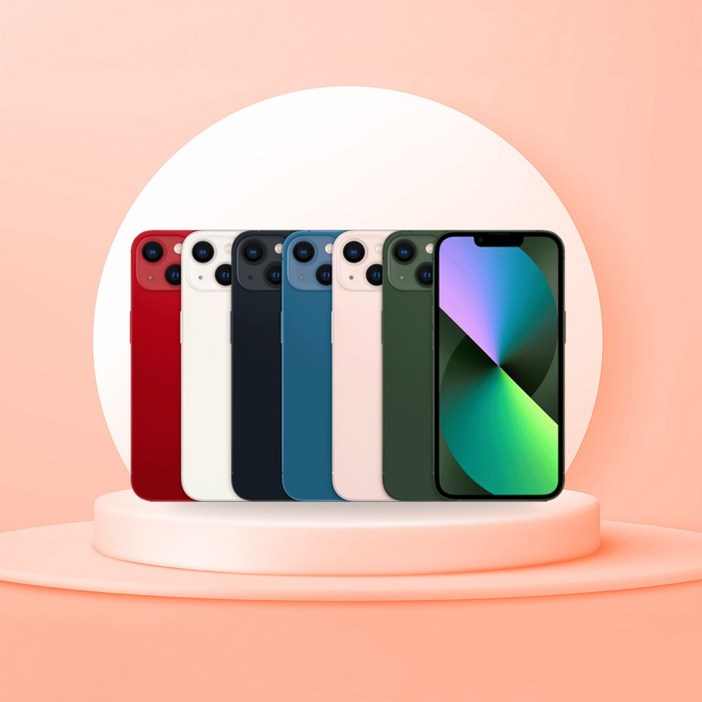 애플 아이폰 13 128GB 256GB 공기계 중고폰 자급제폰 리퍼폰 A2633, 128GB, 랜덤색상 빠른출고 가능