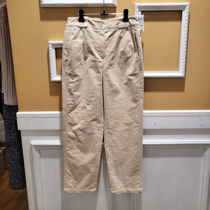BCBG  비씨비지 겨울23 면벨벳 바지 B3DAP382