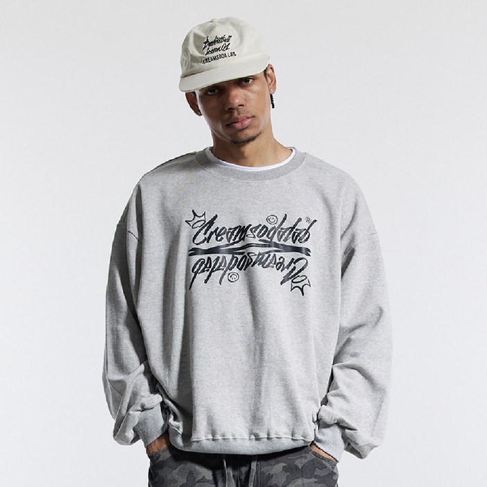 엘에이비 씨알에스디엘 레터링 맨투맨