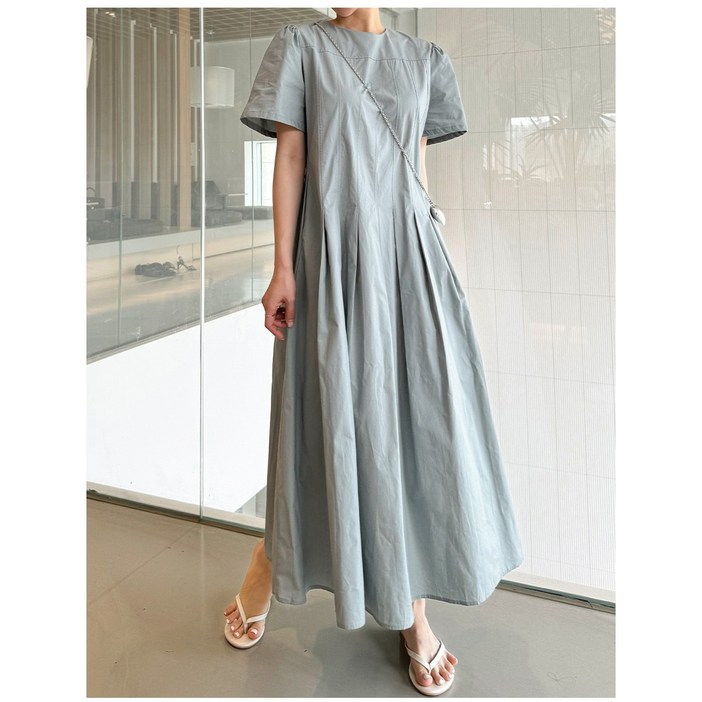 바스락 반팔 롱원피스아이스쿨링여름 신상