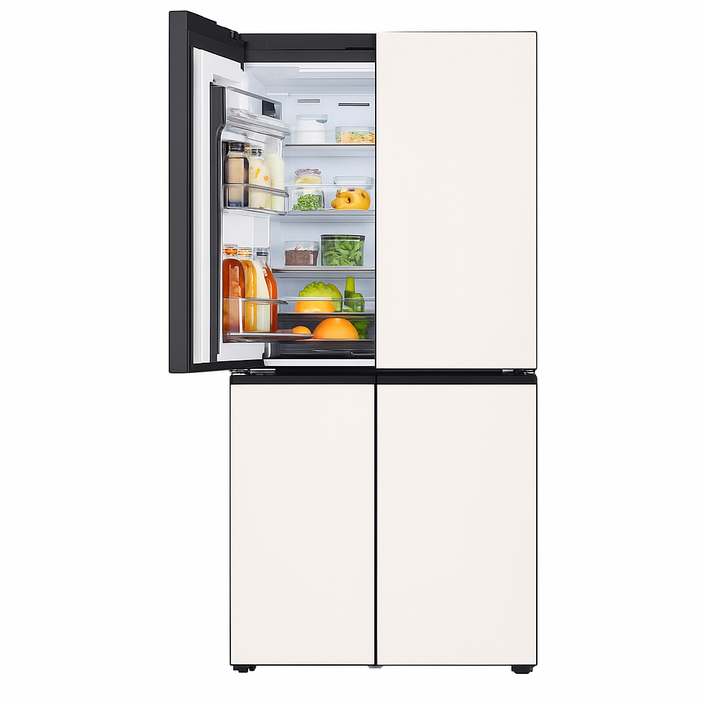 LG 오브제 컬렉션 냉장고 4도어 610L 베이지 M623GBB042S