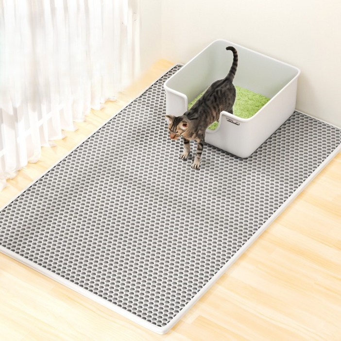Shipshape 고양이 사막화 방지 화장실 벌집모양 모래매트 12070cm EVA재료
