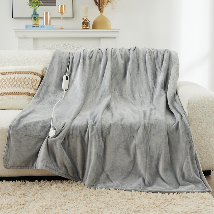 극세사 전기요 130180cm, 그레이