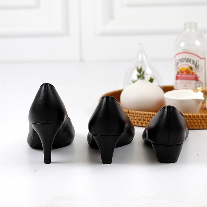 오늘발송+주문폭주) 발편한 둥근코 펌프스 승무원 정장구두 면접구두 유니화 (3cm,5cm,7cm)