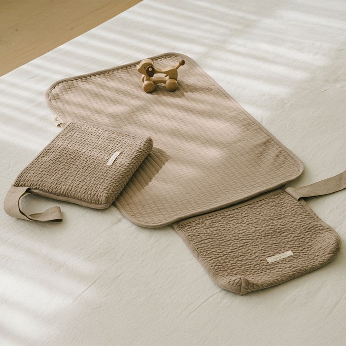 말랑하니 유아용 방수매트 패드, 1개, 코코아밀크