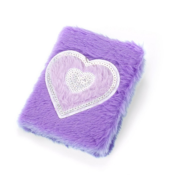 퍼다이어리 털뭉치 노트 뽀송 유니콘 공책 노트 키치한