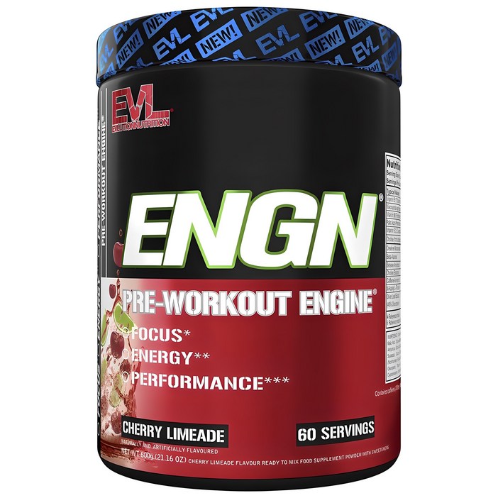 EVLUTIONNUTRITION ENGN 프리워크아웃 엔진 체리 라임에이드 맛