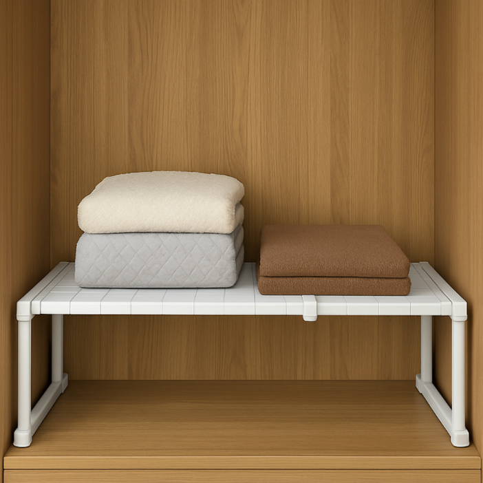 [길이조절가능]수팍 장농 공간활용 옷장칸막이 옷장 정리 선반