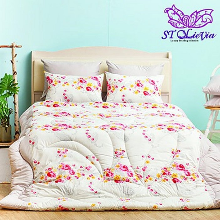 홈쇼핑방송 ST올리비아 순면 침구 색상선택 4종세트 40수