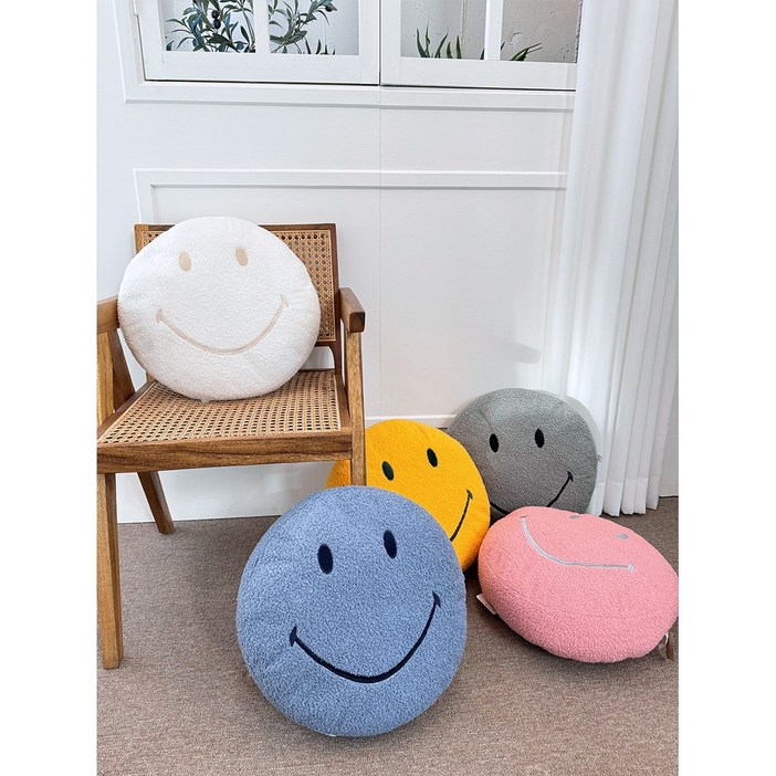 까사미아 헬렌 원형쿠션_솜포함