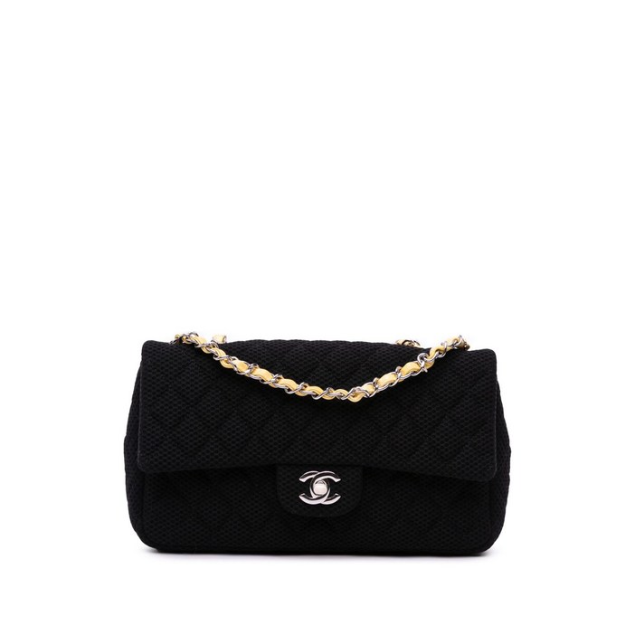 샤넬  중고 20092010 미디엄 클래식 메시 싱글 플랩 숄더 백