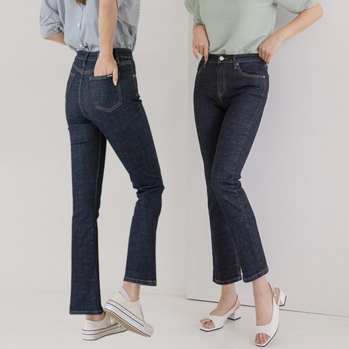 데일리 인디고 일자부츠컷 2종 선택 울트라스판 여성청바지 S3XL 데일리 인디고 일자부츠컷 2종 선택 울트라스판 여성청바지 S3XL