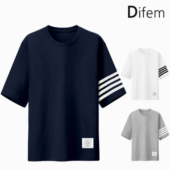 디프엠 5부오버핏반팔 포어라인 M5XL 빅사이즈 남녀공용 반팔티셔츠 반팔 티셔츠