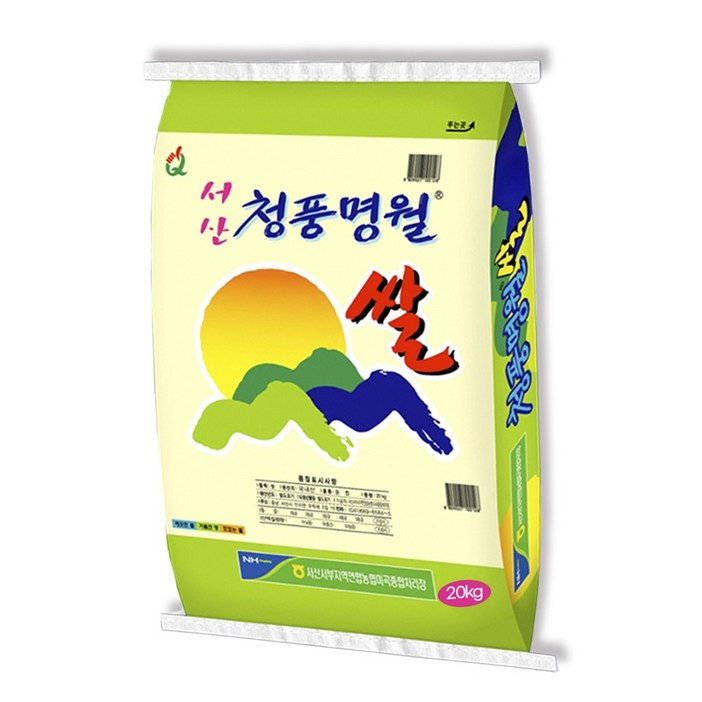 25년 햅쌀 청풍명월쌀 10kg, 단품
