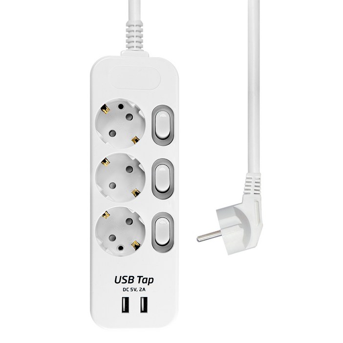 써지오 안전멀티탭 USB 3구개별 DH-2039MUT