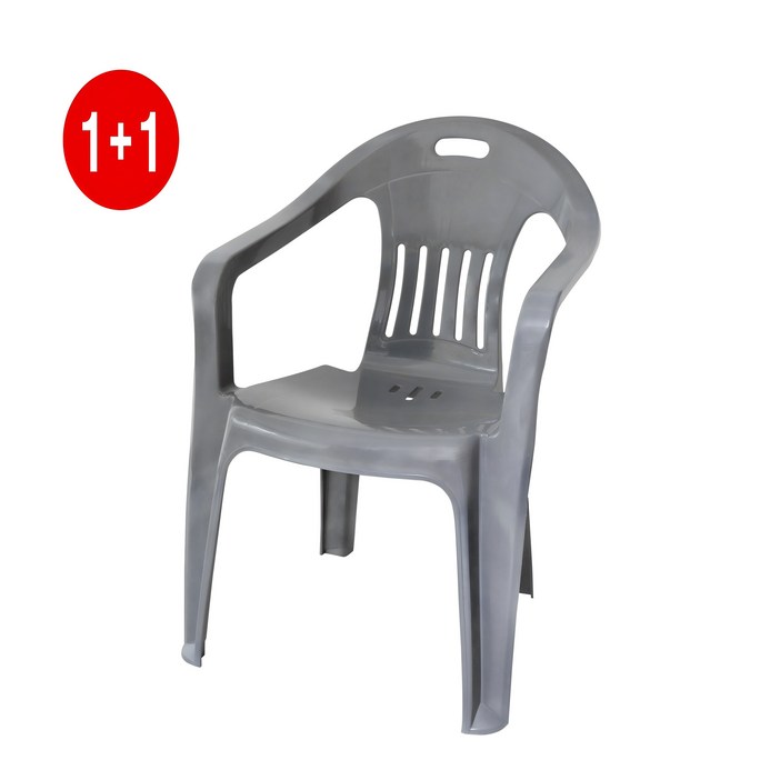 이리빙몰 라탄 팔걸이  플라스틱의자