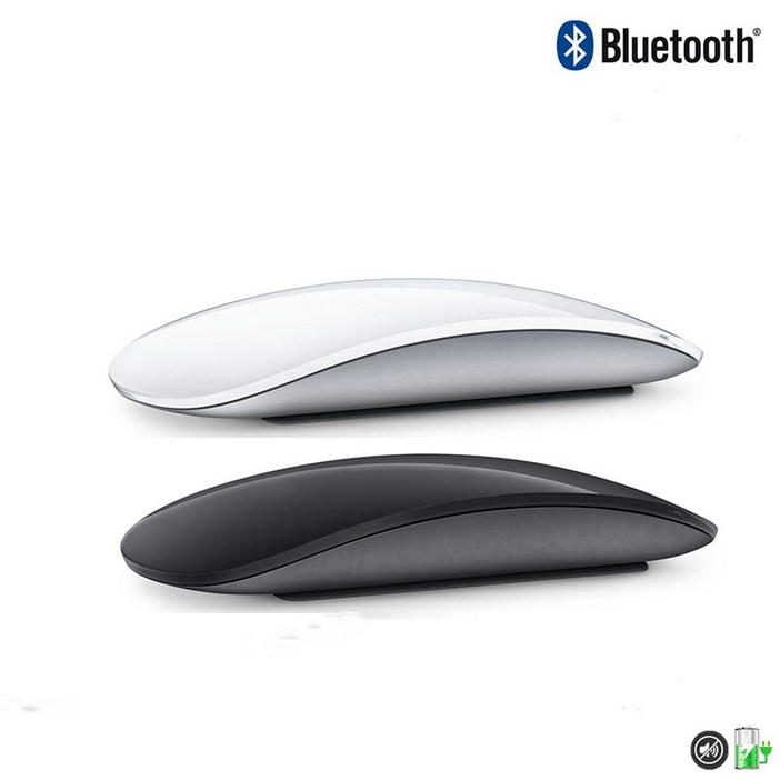 Apple Mac용 Bluetooth Wireless Magic Mouse 2 자동 충전식 컴퓨터 마우스 얇은 인체공학적 PC Office 마우스마이스