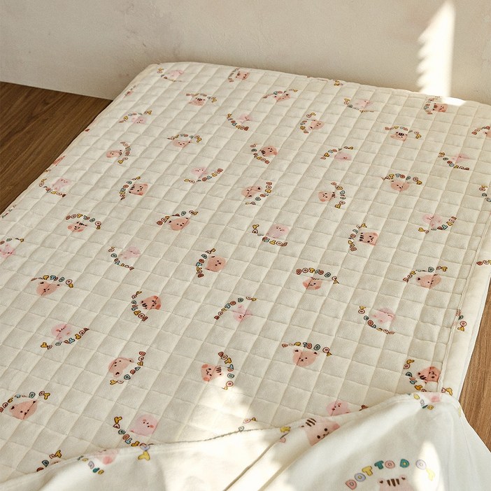 돗투돗 돗프렌즈 플라넬 극세사 논슬립 패드