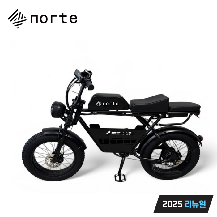 노르테 전기 자전거 자토바이 전동 스쿠터 팻바이크 MTB 배달용 출퇴근용