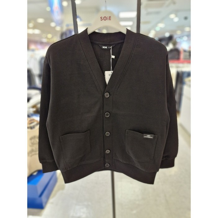 소이 NC동아쇼핑 주니어 유니 블랙 가디건 25S1102