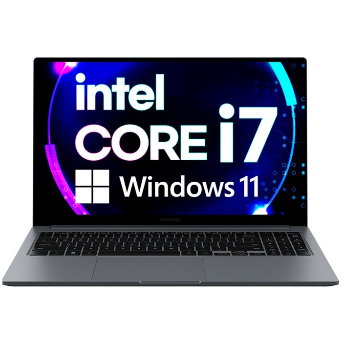 삼성전자 공식파트너 갤럭시북4 인텔 코어 i7 윈도우11 가성비 사무용 대학생 동영상 노트북 한컴오피스팩 동봉.