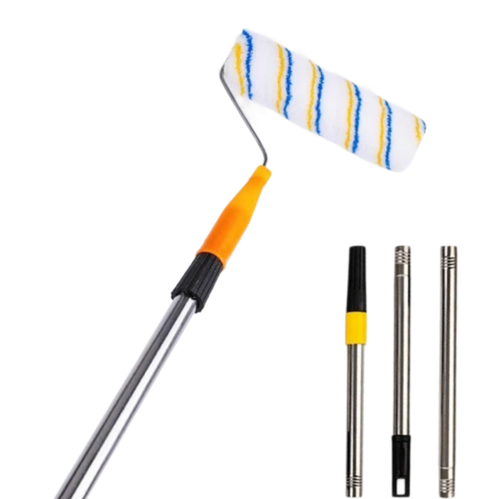 클린웰스 3단 대형 페인트 롤러 장대 1.2M 페인팅 9인치 롤러대