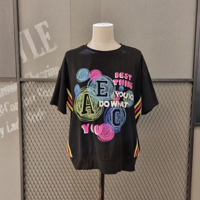 르니앤맥코이 LeNIC & McCOY 큐빅프린트티셔츠 MM06TS4147FJY 487589