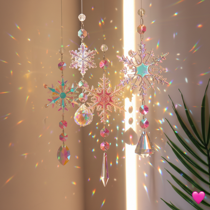 륀레브 썬캐쳐 크리스탈 모빌 인테리어 장식 12종