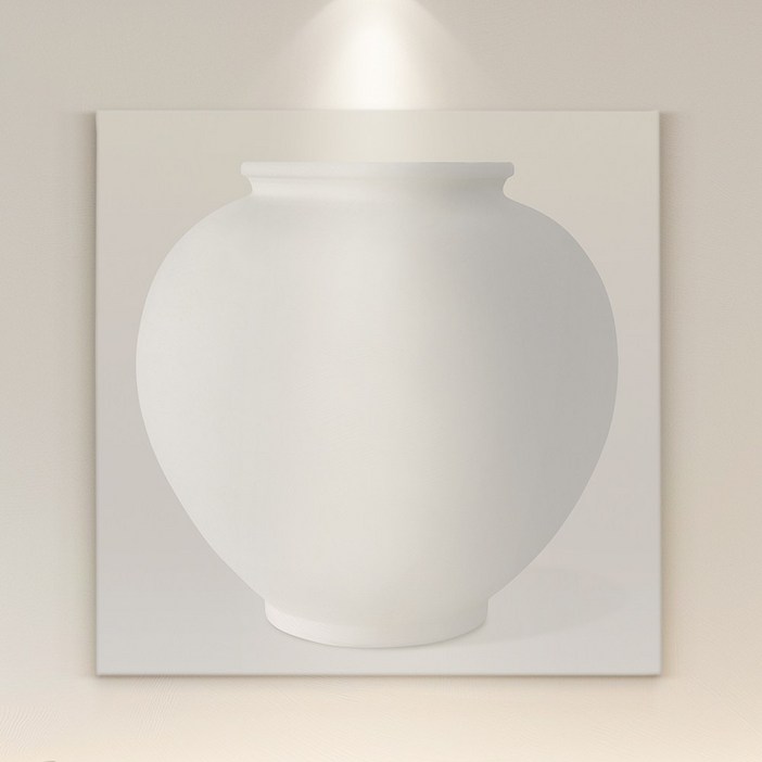 [인메이블] 복들어오는 다복 달항아리 그림 두꺼비집 가리개 액자 힐링 풍수 인테리어 현관 거실 집들이 선물, 09.라이트골드 달항아리