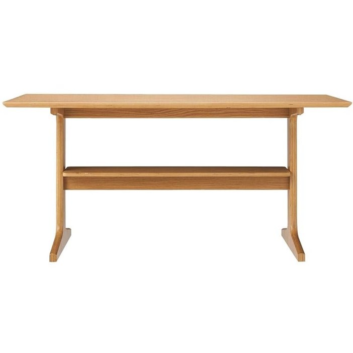무인 양품 리빙에서도 다이닝에서도 사용할 테이블·2·오크재 폭 130×안길이 65×높이 60 cm 82598421