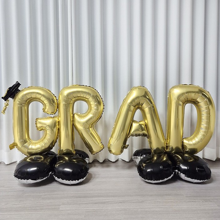 미마르 졸업 축하 포토존 학사모 스탠딩 대형 풍선, 1개, GARD 스탠딩풍선