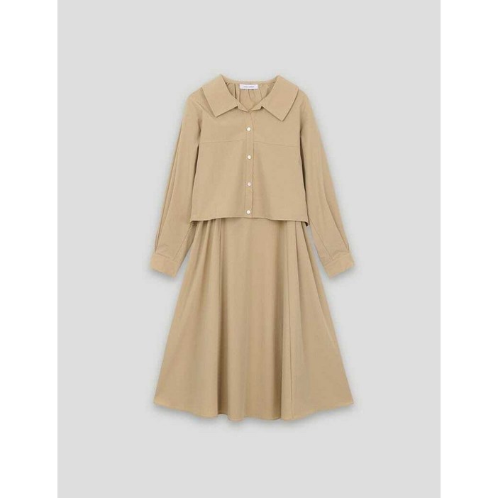 [백화점정품]   [코데즈컴바인] 셔츠 나시원피스 투피스 셋업 (CKAOP380W2) 여성