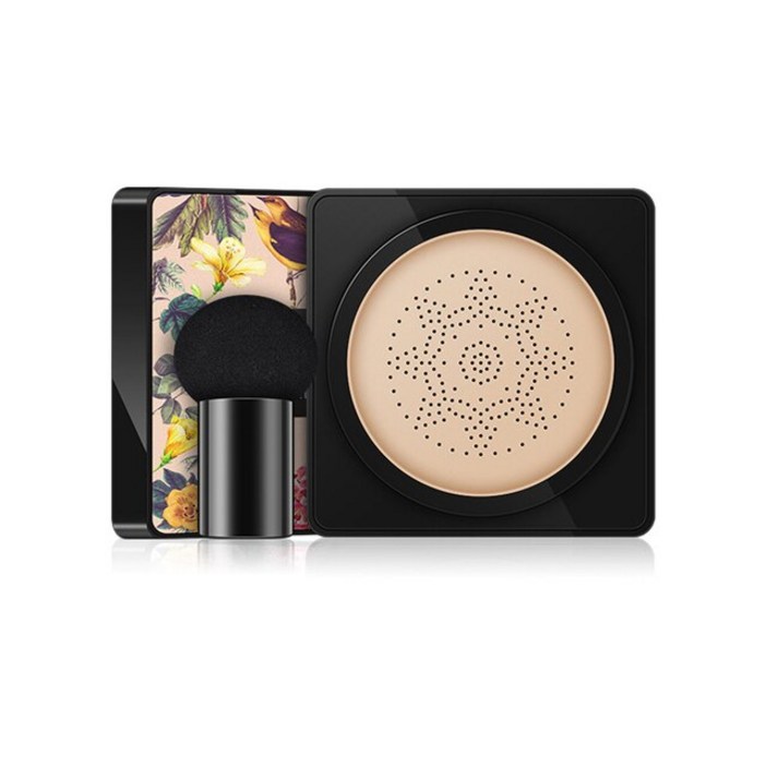 에어 쿠션 BB 크림  버섯 퍼프 모이스처라이징 컨실러 풀 커버리지 오일 컨트롤 브라이트닝 톤 페이스 파